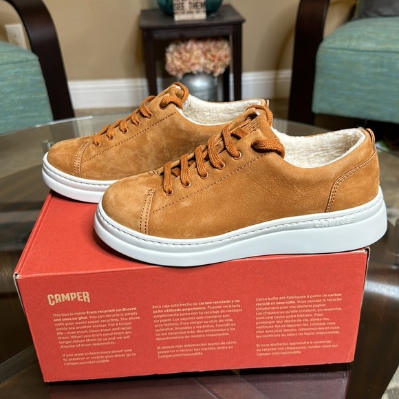 Camper Women's Runner Up in Medium Brown, Sz7 / 37 EU - Picture 3 of 14